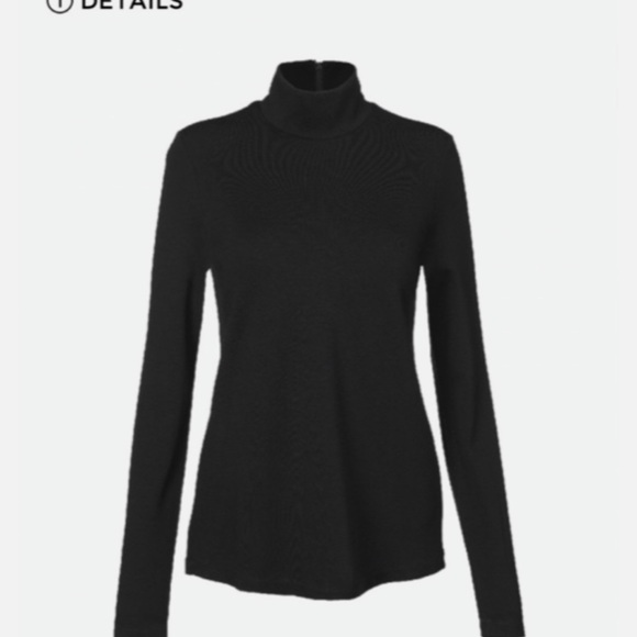 Cabi Tailored Turtleneck #4367 Black Size L - EUC - Picture 1 of 13